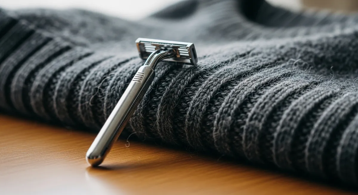 カミソリで毛玉を取る前に。準備するものと最適な「カミソリ」の選び方