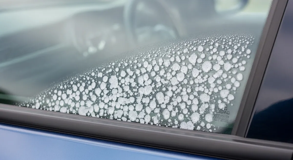 なぜ車のガラスに水垢がつくのか?その種類と原因を整理