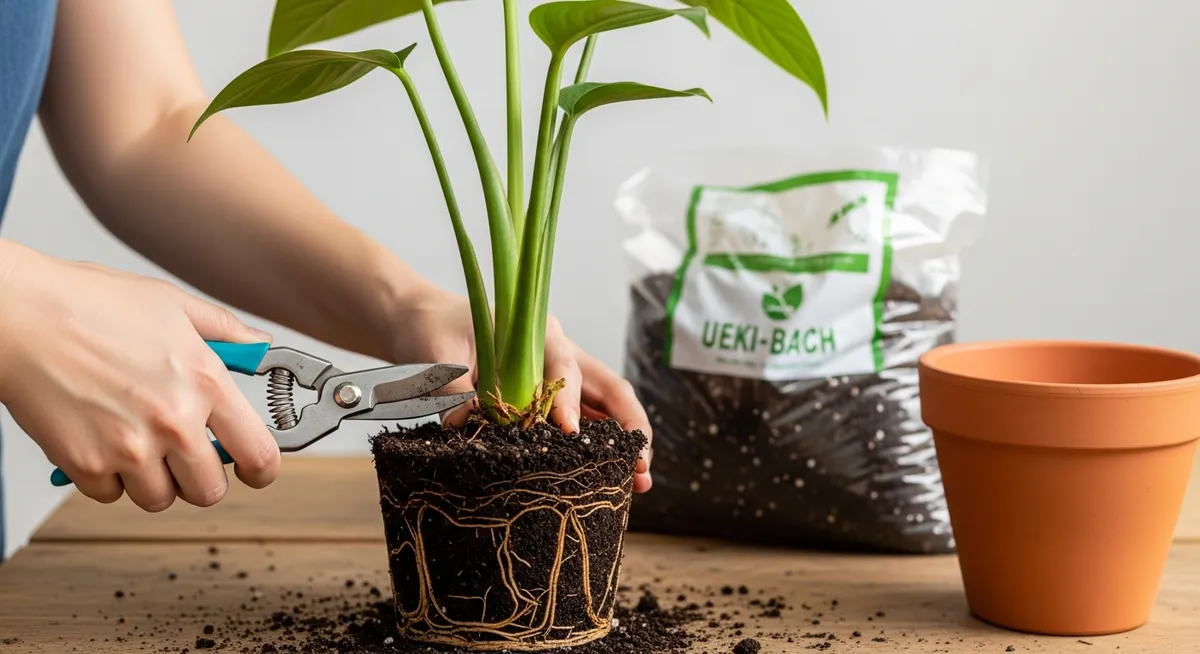 根腐れした観葉植物を復活させる4つのステップ。正しい植え替え手順