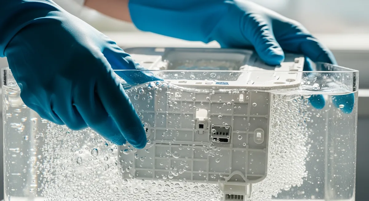 メソッド2：軽度の汚れに。メラミンスポンジによる物理的な落とし方