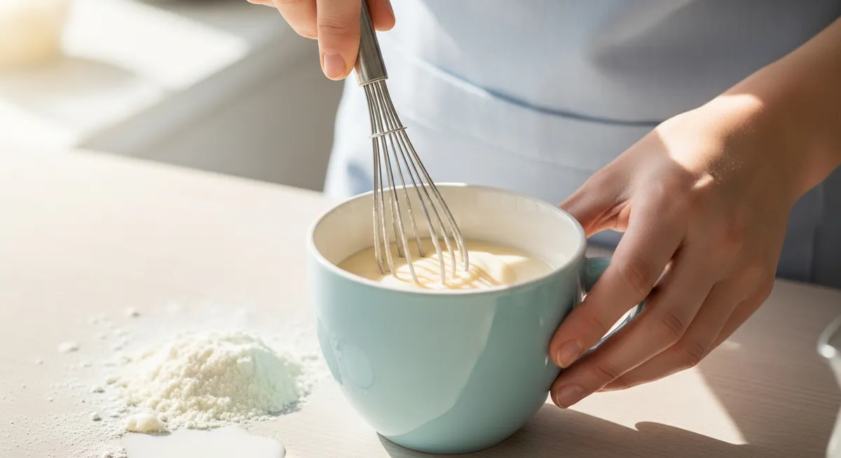 ルール3:生地の量は「カップの半分」まで。溢れ出しを防ぐ黄金比