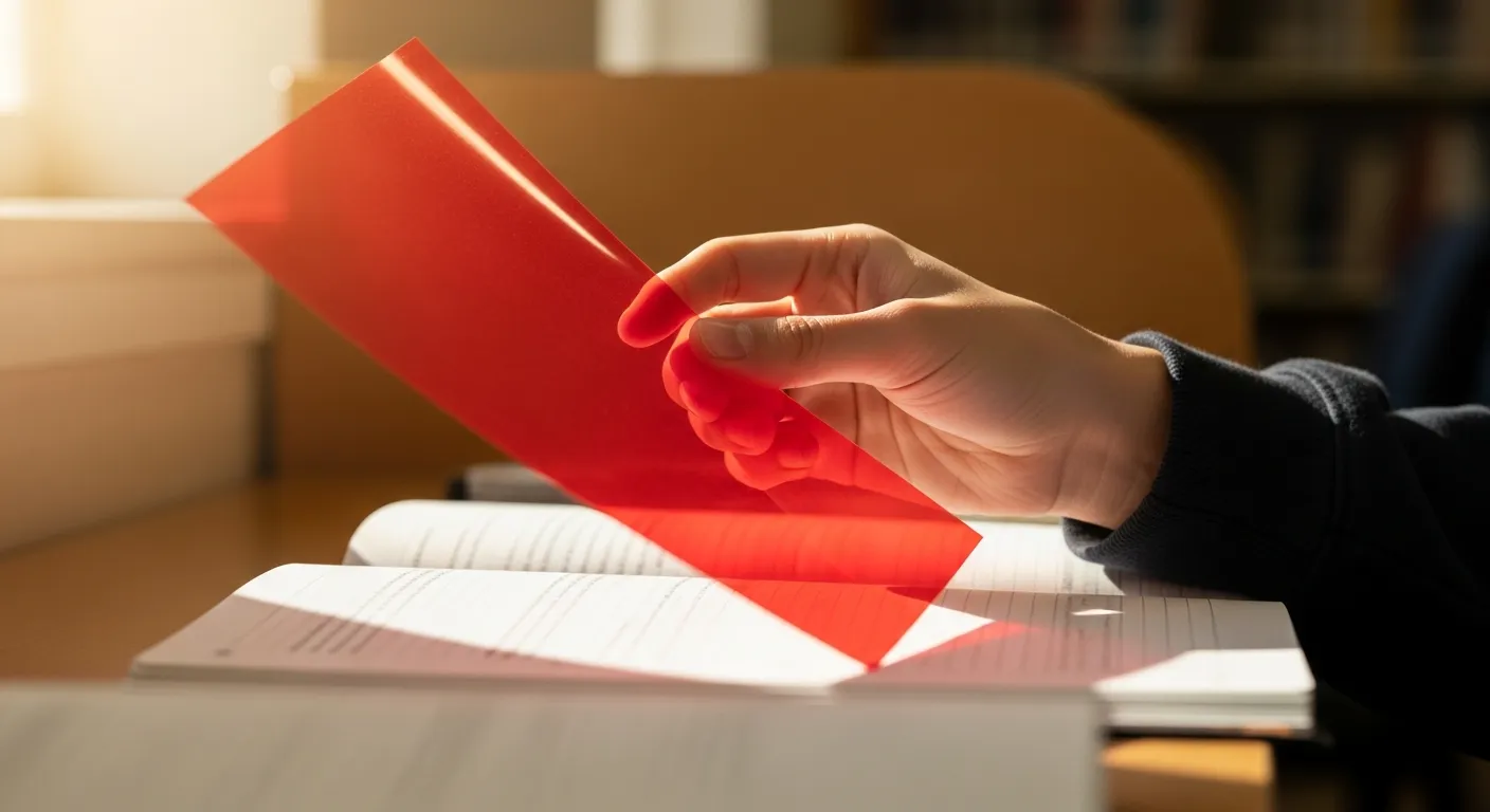 二度と失くさないために！赤シートの賢い管理術