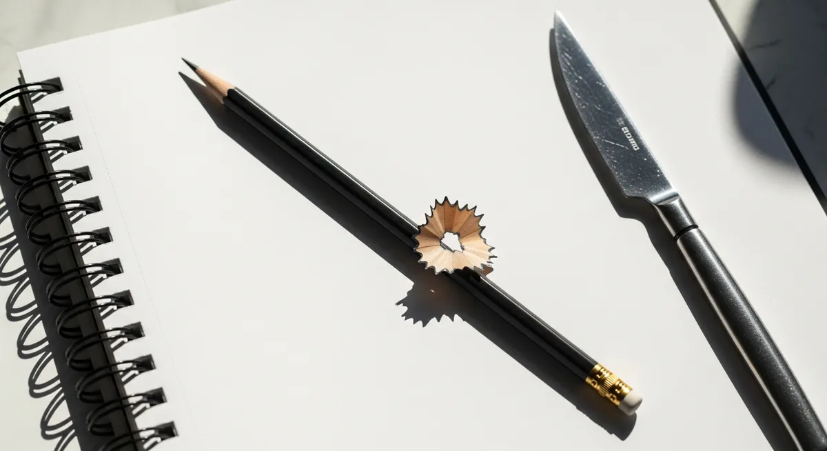 手で削るからこそ愛着が湧く。鉛筆と向き合うマインドフルな時間